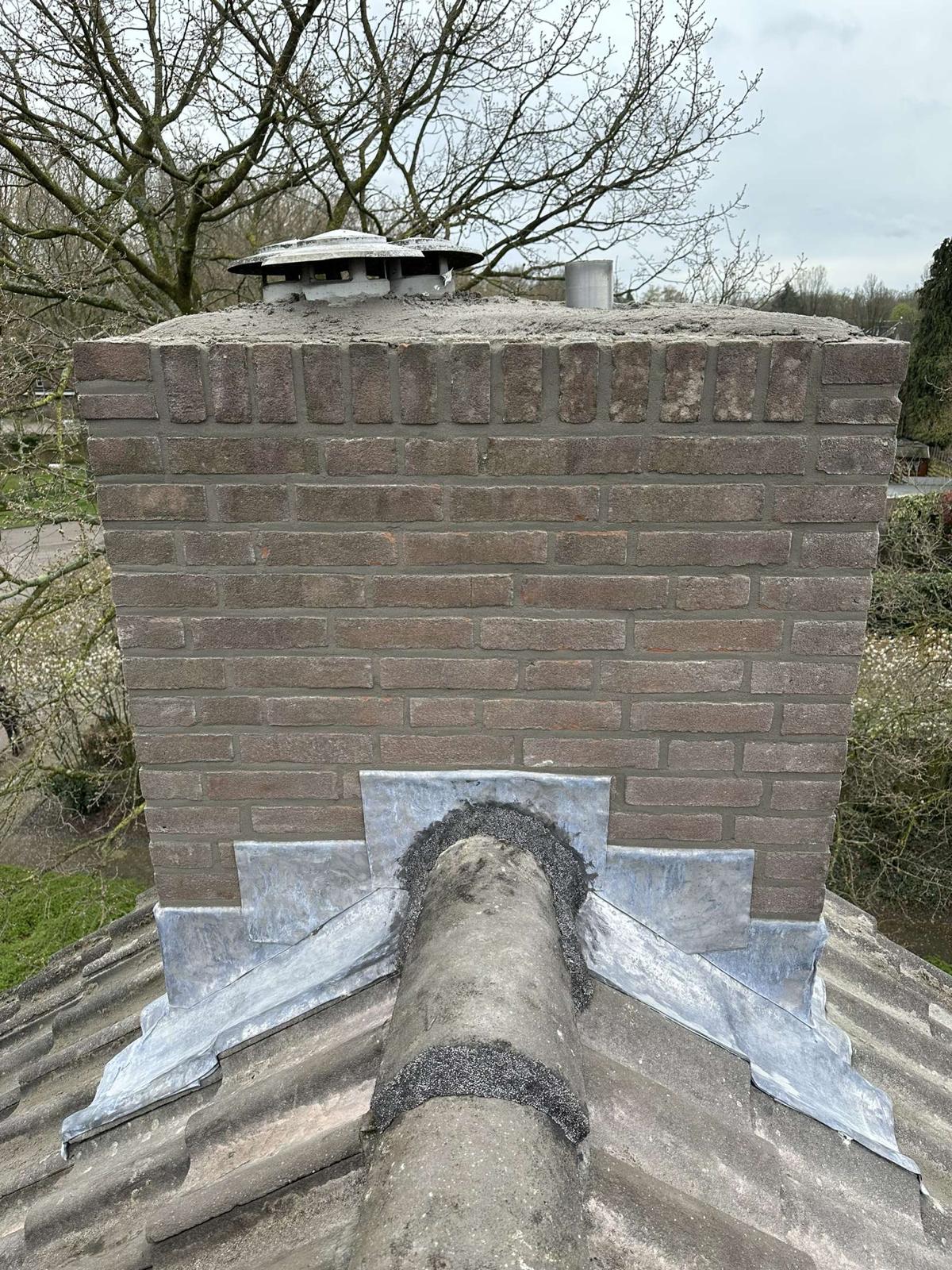 Schoorsteen zink/lood